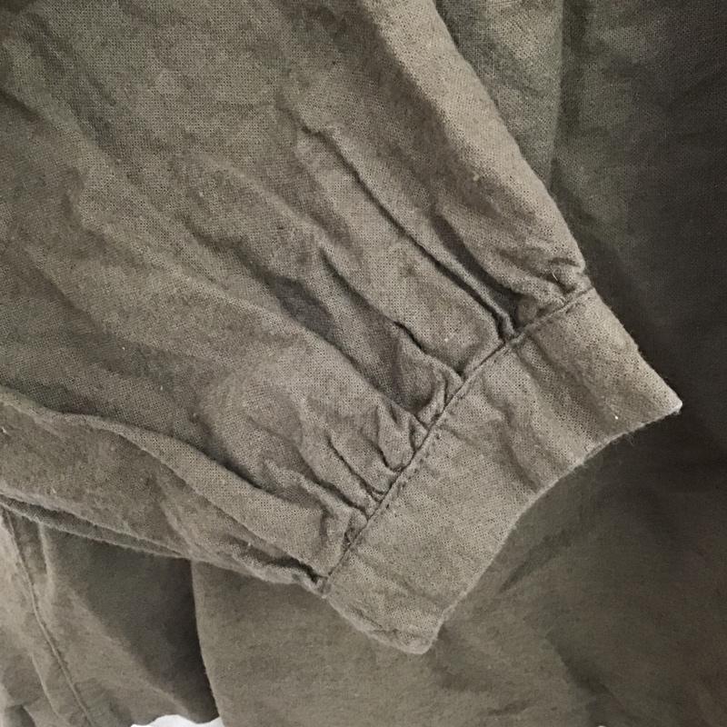 サマンサモスモス Samansa Mos2 カットソー 長袖 1708667 綿麻起毛ボリュームギャザープルオーバー FREE 無地 ダークブラウン / ダークブラウン /  レディース USED 古着 中古 10101075