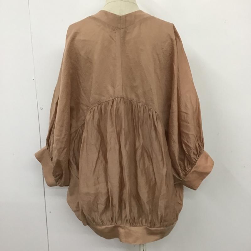 ローフ loaf シャツ、ブラウス 半袖 無地 桃 / ピンク / レディース USED 古着 中古 10101077