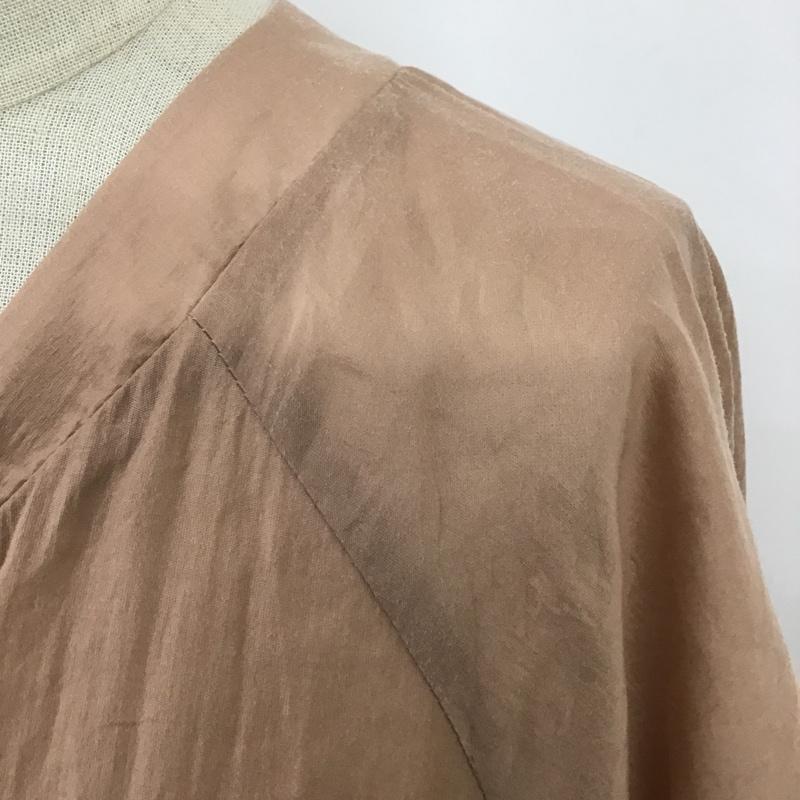 ローフ loaf シャツ、ブラウス 半袖 無地 桃 / ピンク / レディース USED 古着 中古 10101077