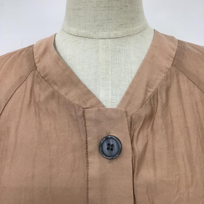 ローフ loaf シャツ、ブラウス 半袖 無地 桃 / ピンク / レディース USED 古着 中古 10101077