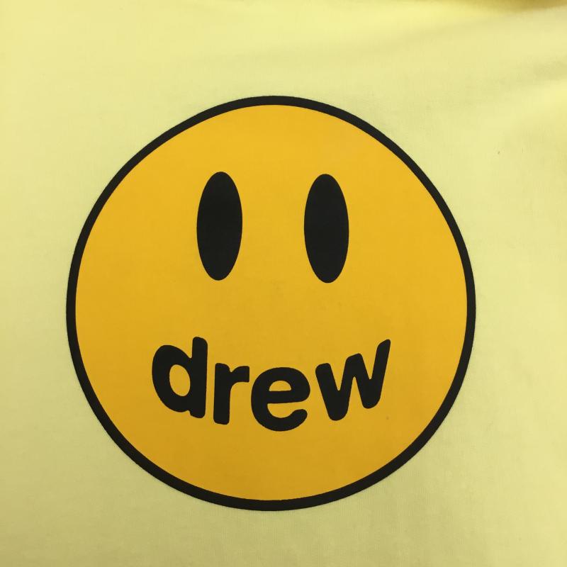 ドリューハウス drew house パーカー 長袖 M プリント X キャラクター 黄 / イエロー / メンズ USED 古着 中古 10101091