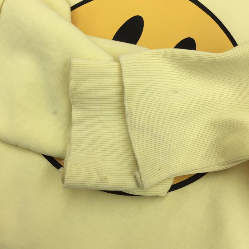 ドリューハウス drew house パーカー 長袖 M プリント X キャラクター 黄 / イエロー / メンズ USED 古着 中古 10101091