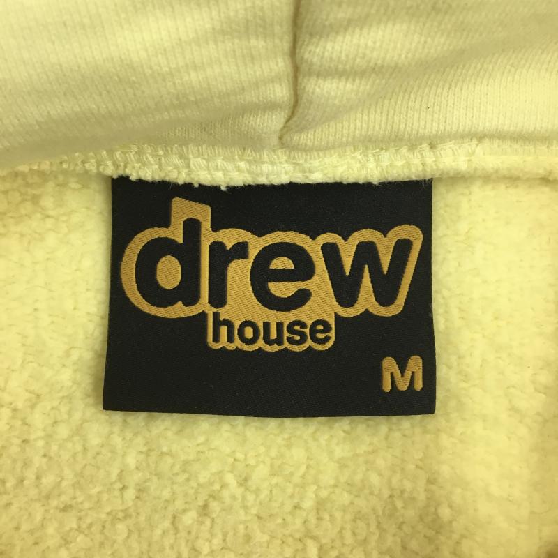 ドリューハウス drew house パーカー 長袖 M プリント X キャラクター 黄 / イエロー / メンズ USED 古着 中古 10101091