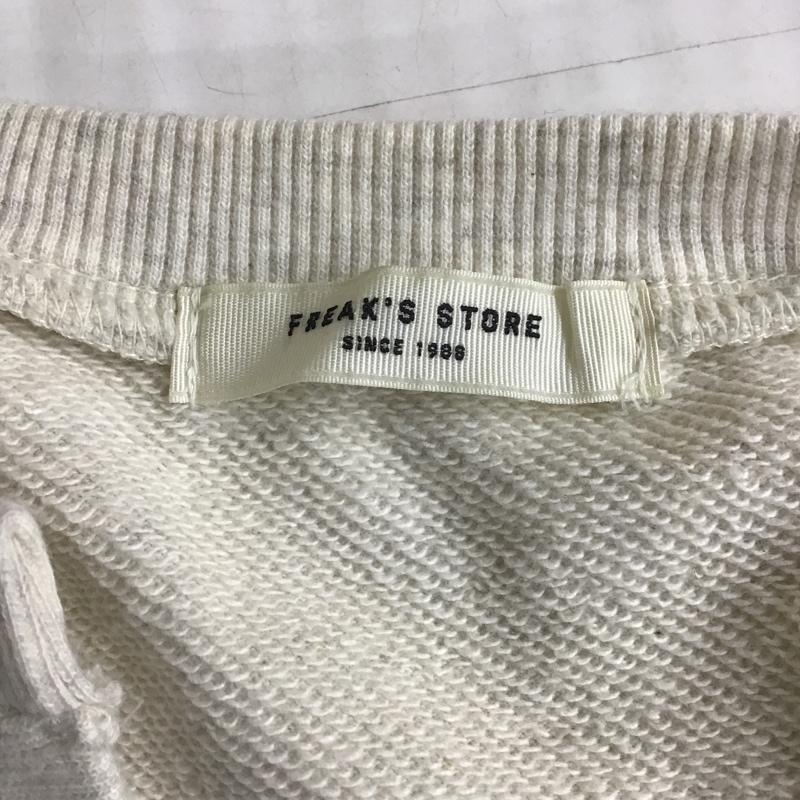 フリークスストア FREAK'S STORE トレーナー 長袖 213-3226 Vネック スウェット FREE 無地 アイボリー / アイボリー / レディース USED 古着 中古 10101134