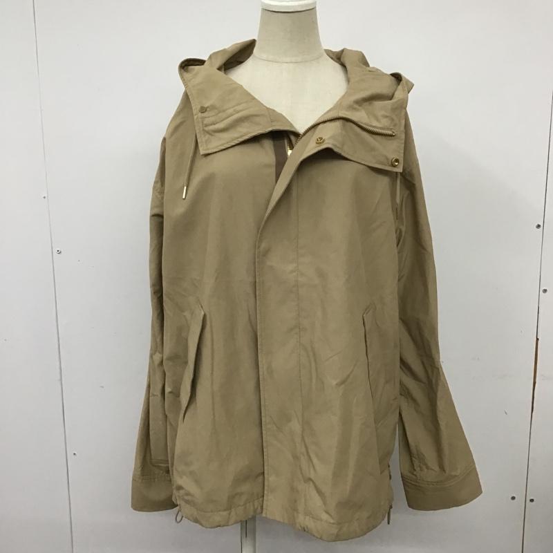 オペークドットクリップ OPAQUE.CLIP ジャケット、上着 ジャケット、ブレザー 637-44006 コットン ナイロン マウンテンパーカー M 無地 ベージュ / ベージュ / レディース USED 古着 中古 10101136