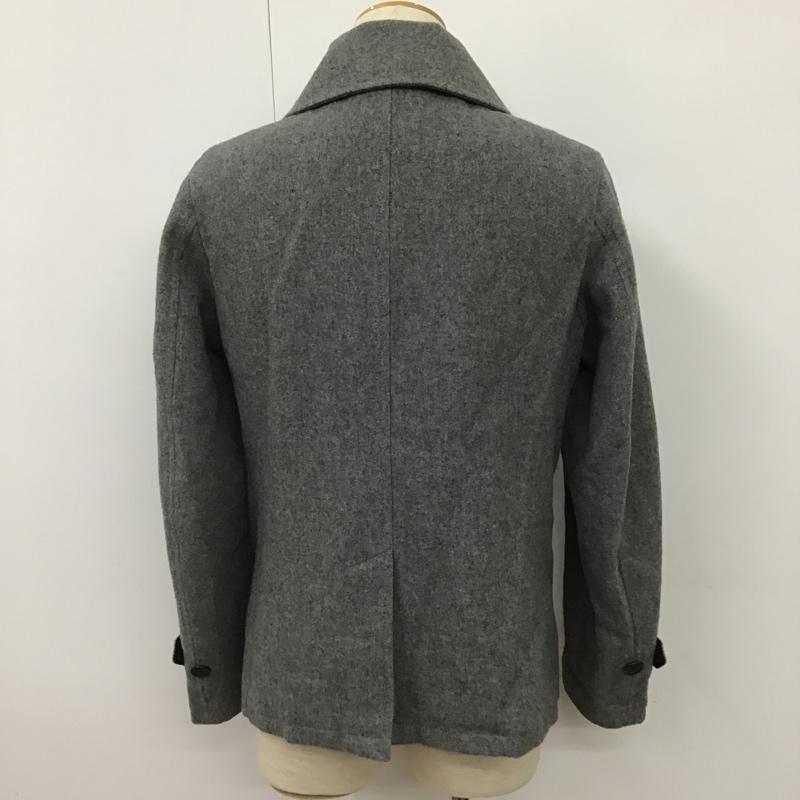 トミー TOMMY コート ピーコート M 無地 灰 / グレー / メンズ USED 古着 中古 10101142