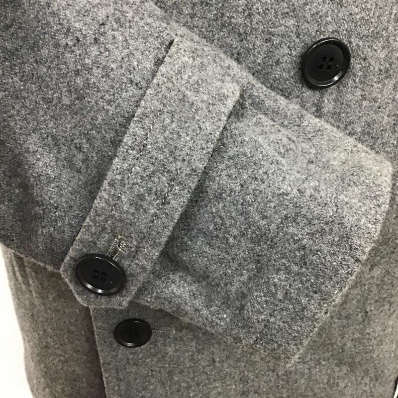 トミー TOMMY コート ピーコート M 無地 灰 / グレー / メンズ USED 古着 中古 10101142