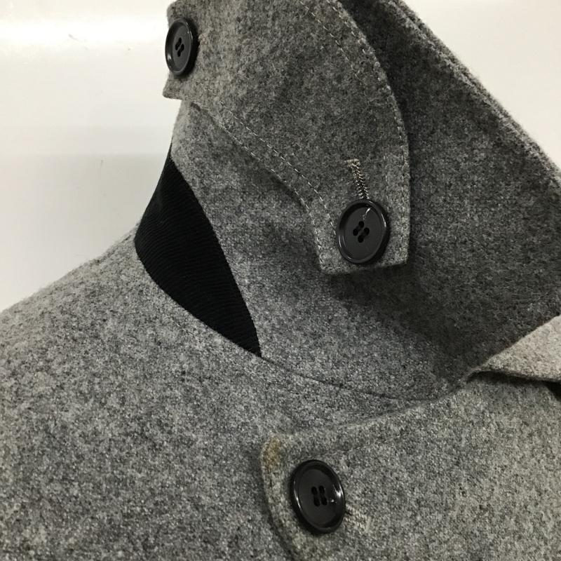トミー TOMMY コート ピーコート M 無地 灰 / グレー / メンズ USED 古着 中古 10101142