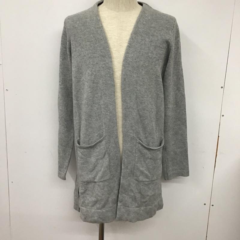 アーバンリサーチ URBAN RESEARCH カーディガン 長袖 WH66-12M002 ガウン 38 無地 灰 / グレー / メンズ USED 古着 中古 10101153