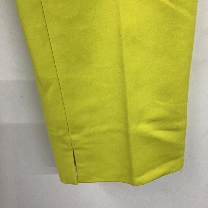 ザラ ZARA パンツ スラックス 7290 042 520 センタープレス 無地 黄 / イエロー /  レディース USED 古着 中古 10101179