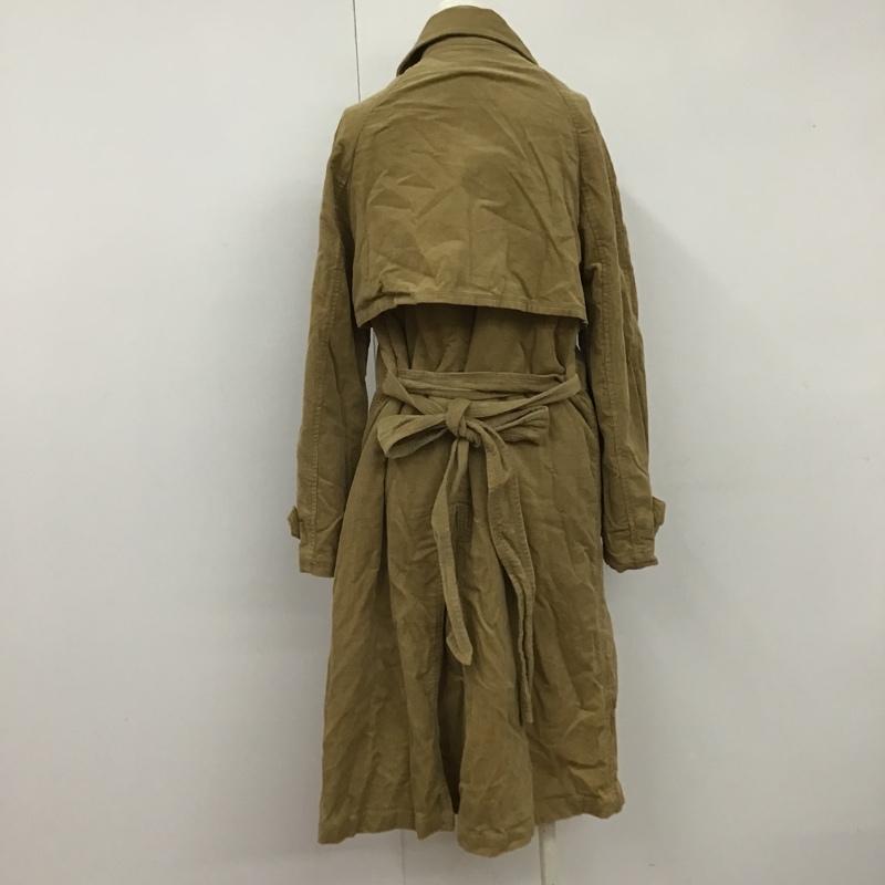 ダブルクローゼット w closet コート トレンチコート 263801 ボアライナー コーデュロイ FREE 無地 ベージュ / ベージュ / レディース USED 古着 中古 10101180