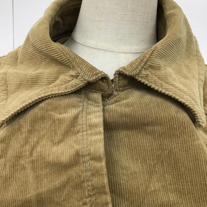 ダブルクローゼット w closet コート トレンチコート 263801 ボアライナー コーデュロイ FREE 無地 ベージュ / ベージュ / レディース USED 古着 中古 10101180