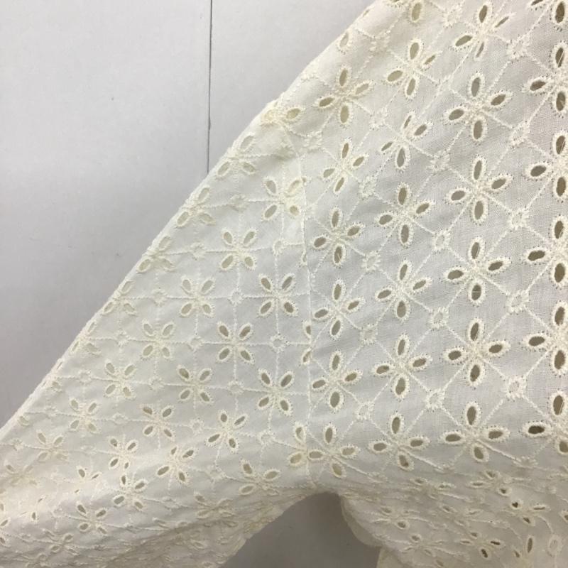 ザラ ZARA シャツ、ブラウス 長袖 2731 080 710 オーバーサイズ エンブロイダリー XS 刺繍 アイボリー / アイボリー / レディース USED 古着 中古 10101216