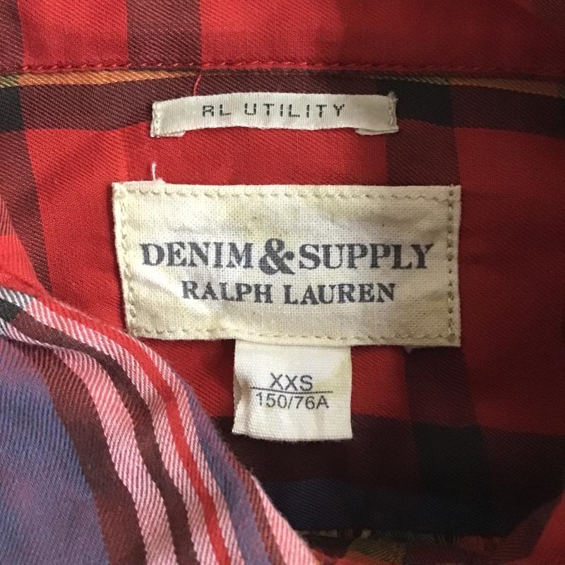 ラルフローレンデニム&サプライ RalphLauren Denim&Supply シャツ、ブラウス 長袖 胸ポケット コットン XXS チェック マルチカラー / マルチカラー / レディース USED 古着 中古 10101218