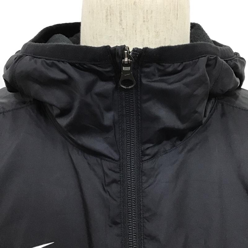 ナイキ NIKE ジャケット、上着 ジャケット、ブレザー CW6768-010 サーマ レペル パーク メンズ サッカージャケット サッカーウェア L ワンポイント 黒 / ブラック / メンズ USED 古着 中古 10101223