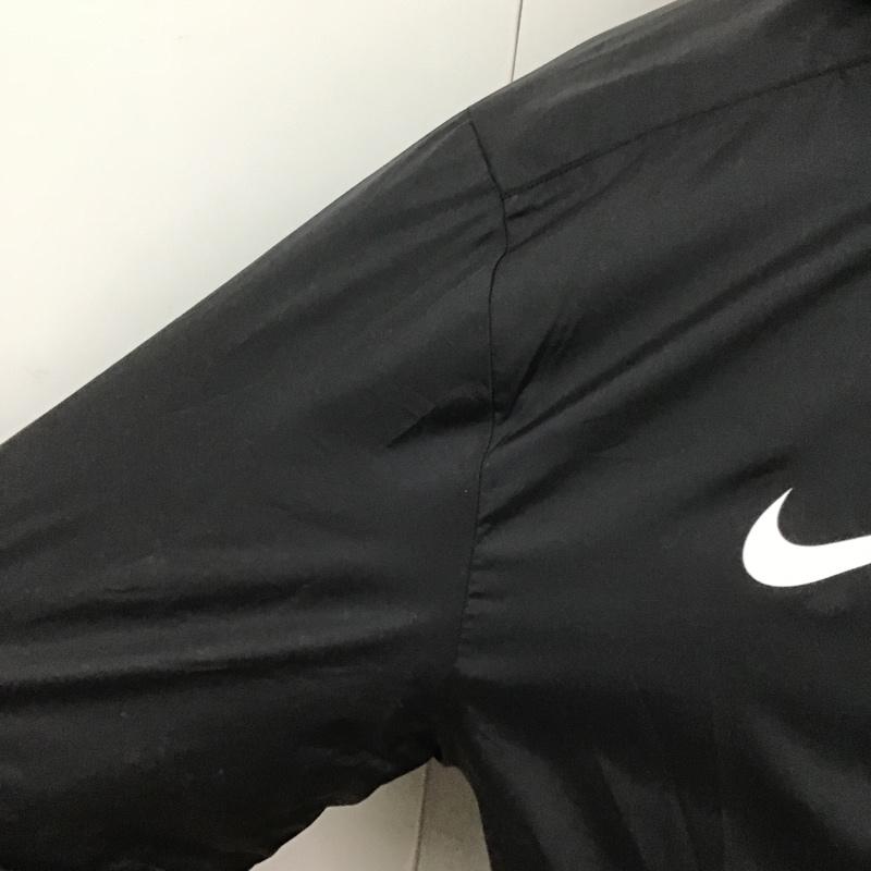 ナイキ NIKE ジャケット、上着 ジャケット、ブレザー CW6768-010 サーマ レペル パーク メンズ サッカージャケット サッカーウェア L ワンポイント 黒 / ブラック / メンズ USED 古着 中古 10101223