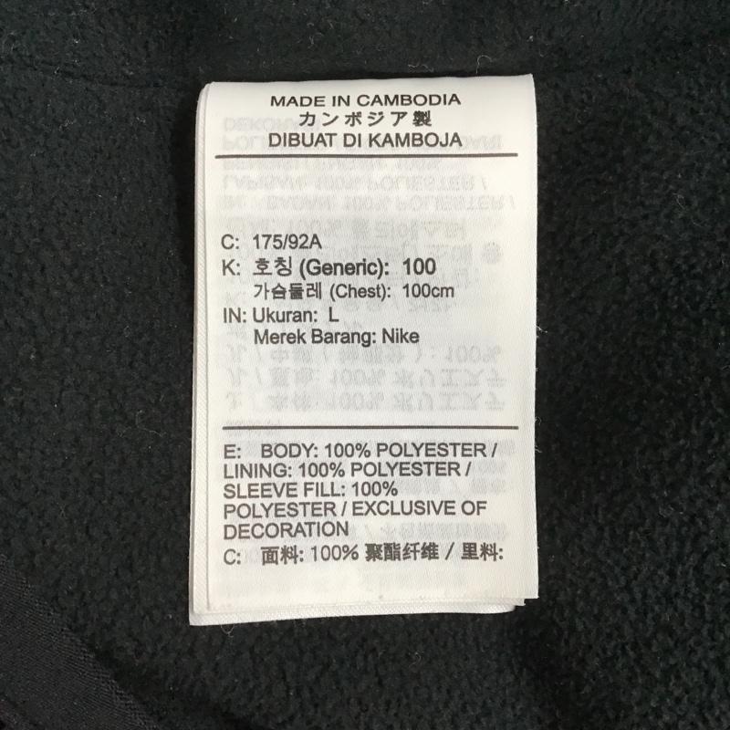 ナイキ NIKE ジャケット、上着 ジャケット、ブレザー CW6768-010 サーマ レペル パーク メンズ サッカージャケット サッカーウェア L ワンポイント 黒 / ブラック / メンズ USED 古着 中古 10101223