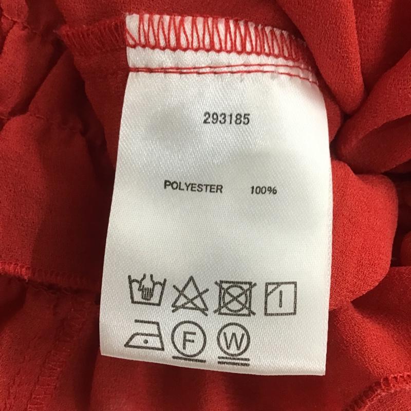 ダブルクローゼット w closet カットソー 長袖 FREE 刺繍 赤 / レッド /  レディース USED 古着 中古 10101239