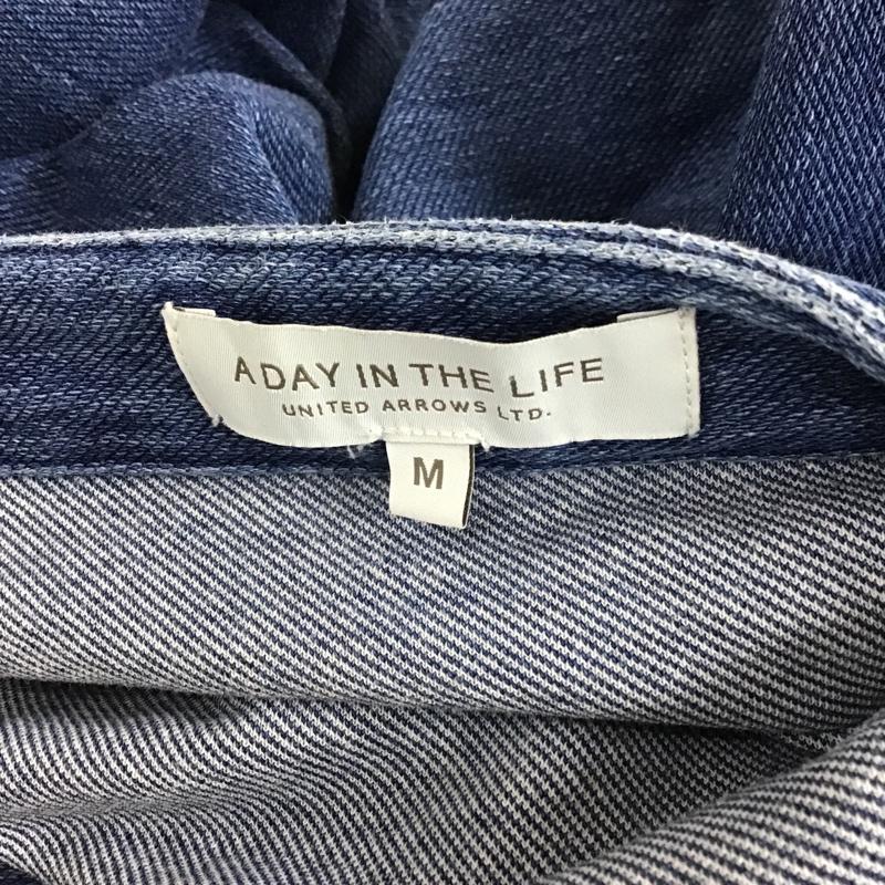 アデイインザライフ ユナイテッドアローズ A day in the life UNITED ARROWS カットソー 半袖 半袖カットソー Vネックカットソー スウェット 無地カットソー M 無地 インディゴ / インディゴ / メンズ USED 古着 中古 10101278