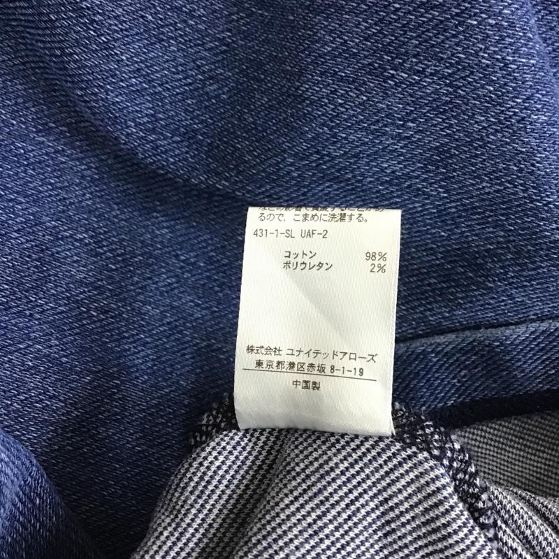 アデイインザライフ ユナイテッドアローズ A day in the life UNITED ARROWS カットソー 半袖 半袖カットソー Vネックカットソー スウェット 無地カットソー M 無地 インディゴ / インディゴ / メンズ USED 古着 中古 10101278