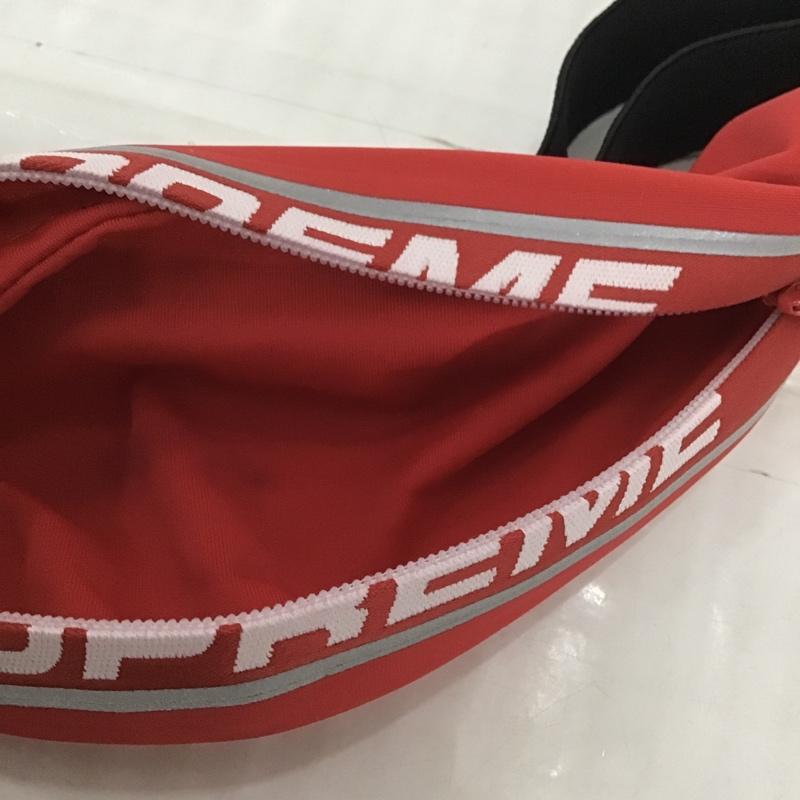 シュプリーム Supreme ボディバッグ ボディバッグ ランニングウエストポーチ 19SS ロゴ、文字 赤 / レッド / X 黒 / ブラック / メンズ USED 古着 中古 10101309