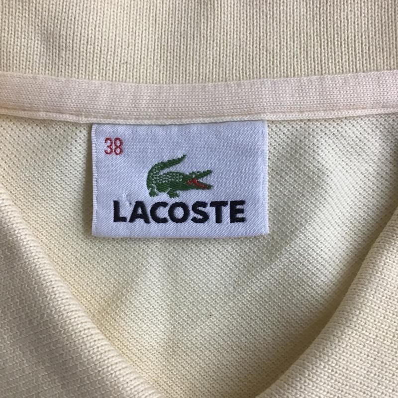 ラコステ LACOSTE ポロシャツ 半袖 38 無地 マルチカラー / マルチカラー / レディース USED 古着 中古 10101323