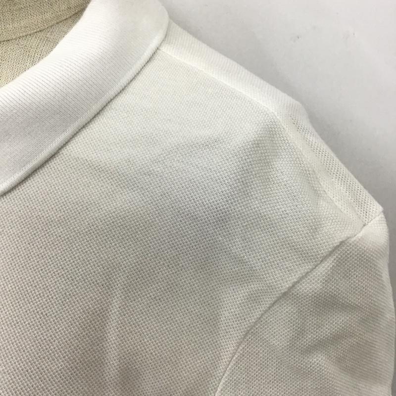 ラコステ LACOSTE ポロシャツ 半袖 36 無地 白 / ホワイト / レディース USED 古着 中古 10101325