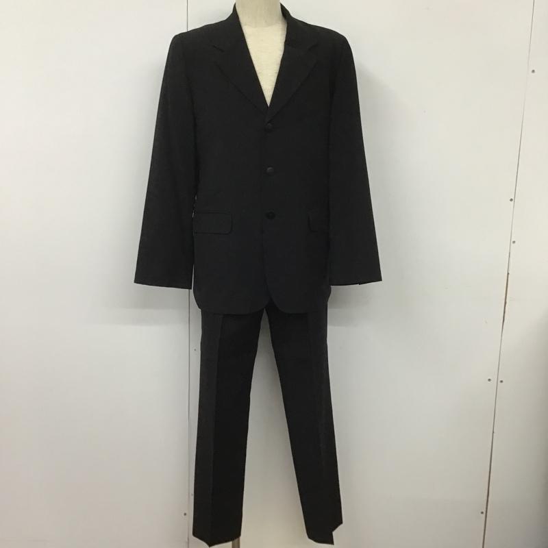 アニエス・ベー agnes b. スーツ スーツ 101111 テーラードジャケット ウール セットアップ パンツ 無地 黒 / ブラック / メンズ USED 古着 中古 10101344