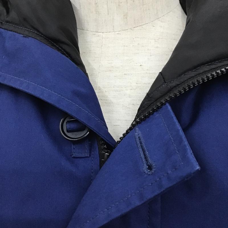 グローバルワーク GLOBAL WORK コート コート一般 GW031316SB ダウン フェザー フード付き S 無地 青 / ブルー / メンズ USED 古着 中古 10101345