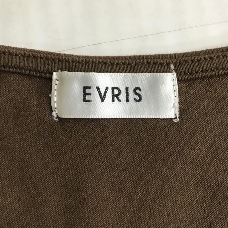 エヴリス EVRIS ワンピース ロングスカート 371940302201 ワンショルダーロングTシャツワンピ FREE 無地 茶 / ブラウン / レディース USED 古着 中古 10101354
