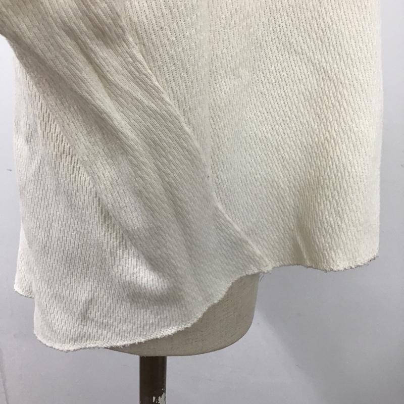 ニコアンド niko and... カットソー 長袖 M 無地 オフホワイト / オフホワイト /  レディース USED 古着 中古 10101376