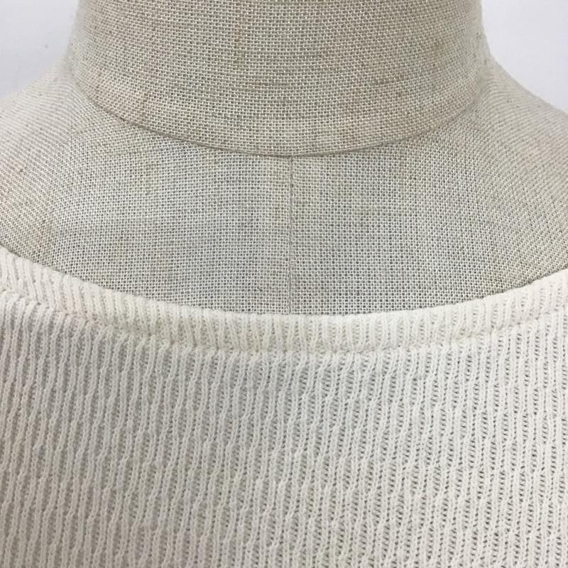 ニコアンド niko and... カットソー 長袖 M 無地 オフホワイト / オフホワイト /  レディース USED 古着 中古 10101376