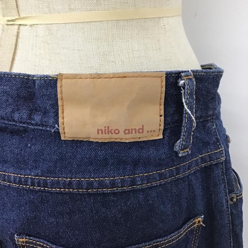 ニコアンド niko and... パンツ デニム、ジーンズ M 無地 インディゴ / インディゴ /  レディース USED 古着 中古 10101382