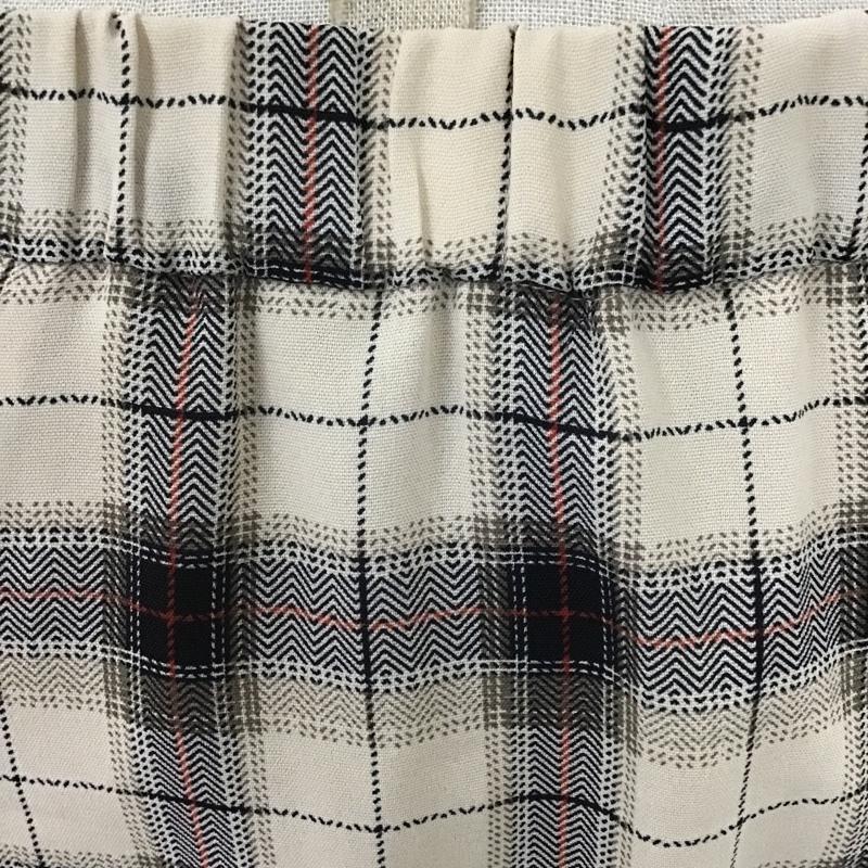 アイテムズ アーバンリサーチ ITEMS URBAN RESEARCH スカート ロングスカート IT87-25N015 フレアスカート FREE チェック ベージュ / ベージュ / X 黒 / ブラック / X 茶 / ブラウン / X 赤 / レッド / レディース USED 古着 中古 10101390