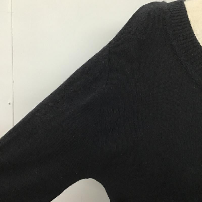 ジルスチュアート JILLSTUART カーディガン 長袖 125-260287 ビシュー コットン FREE 無地 黒 / ブラック / レディース USED 古着 中古 10101392