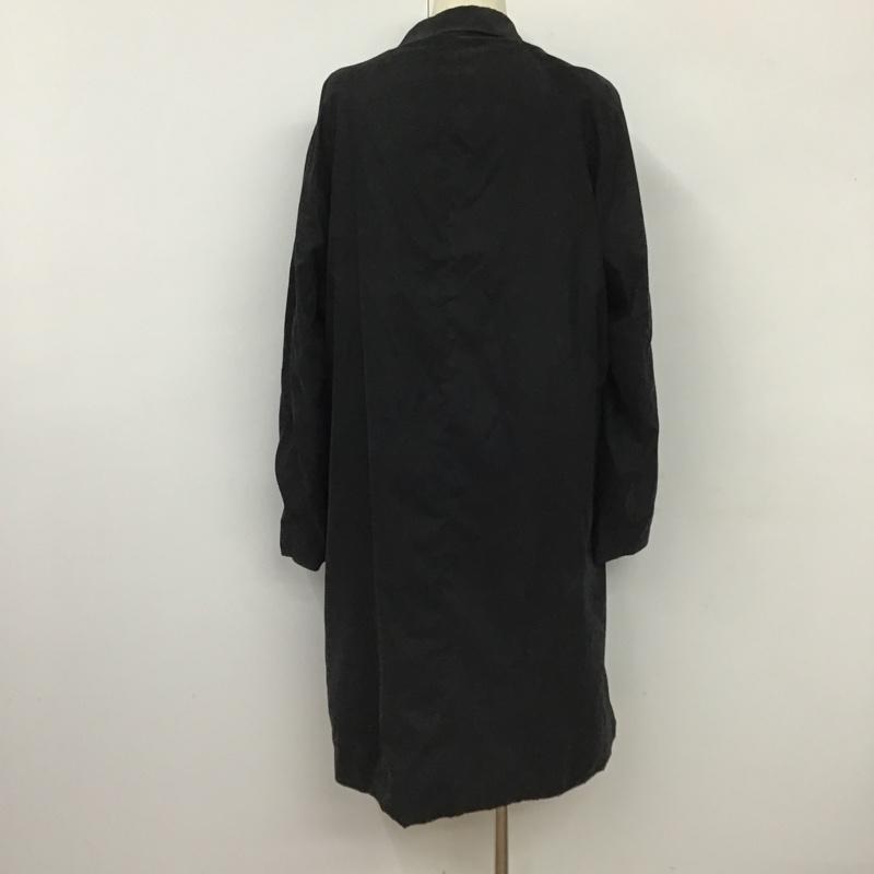 ランバン LANVIN ジャケット、上着 ジャンパー、ブルゾン ロングコート カラーロングジャケット カジュアルジャケット アウター 無地 黒 / ブラック / メンズ USED 古着 中古 10101418