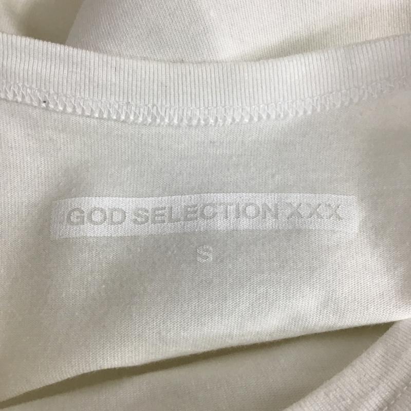 ゴッドセレクショントリプルエックス GOD SELECTION XXX Tシャツ 半袖 半袖カットソー プリントTシャツ クルーネックカットソー S プリント 白 / ホワイト / メンズ USED 古着 中古 10101422