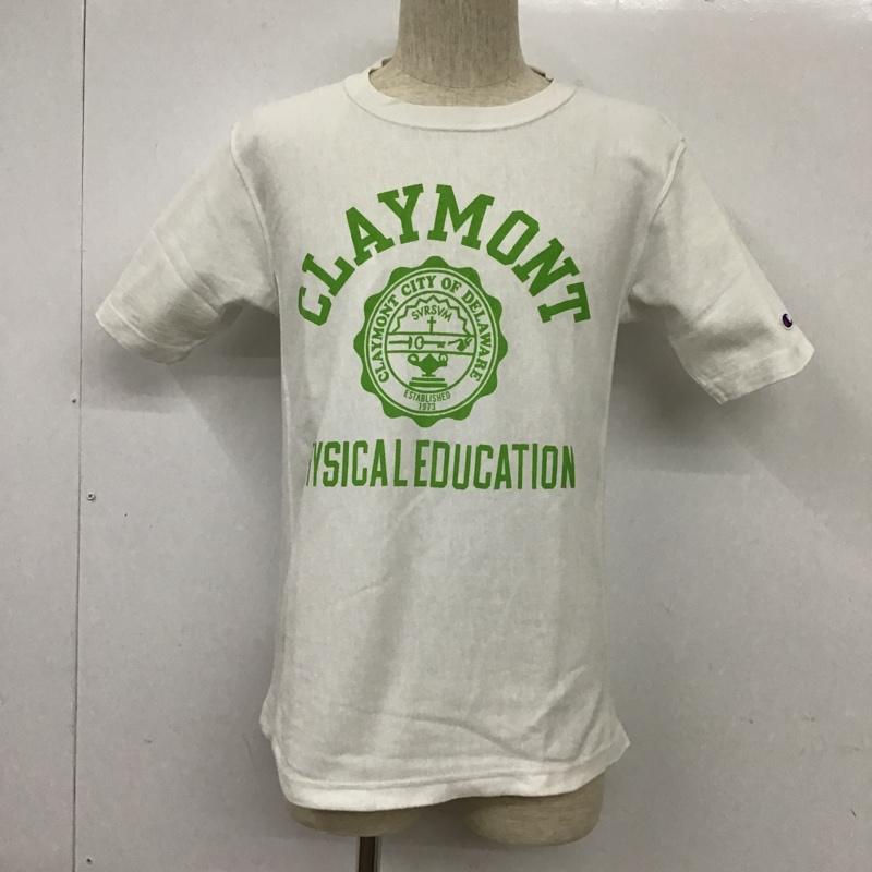 チャンピオン Champion カットソー 半袖 半袖スウェットカットソー プリントTシャツ クルーネックカットソー L プリント 白 / ホワイト / メンズ USED 古着 中古 10101435