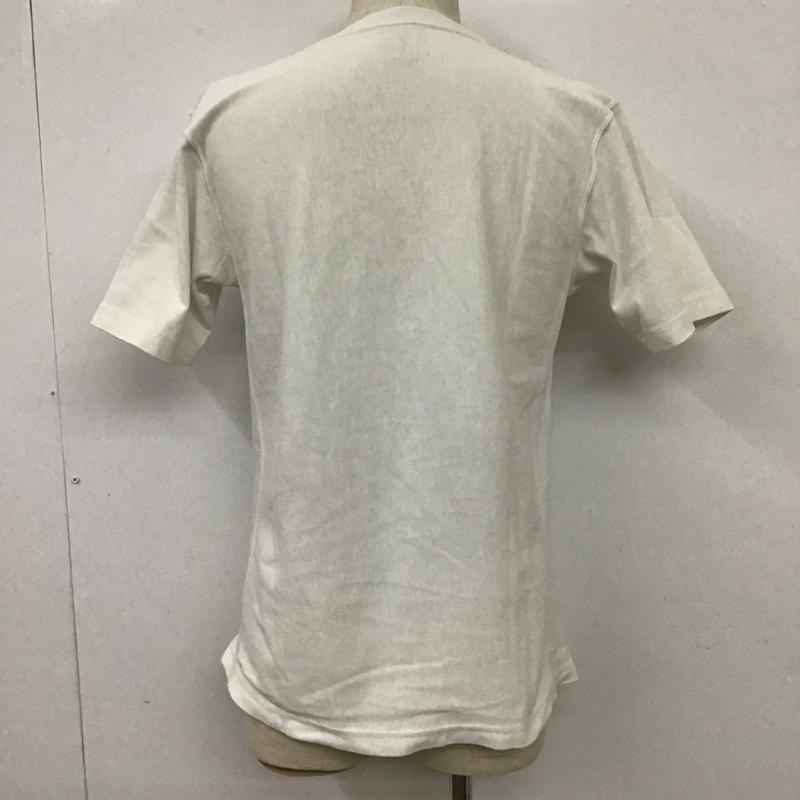 チャンピオン Champion カットソー 半袖 半袖スウェットカットソー プリントTシャツ クルーネックカットソー L プリント 白 / ホワイト / メンズ USED 古着 中古 10101435