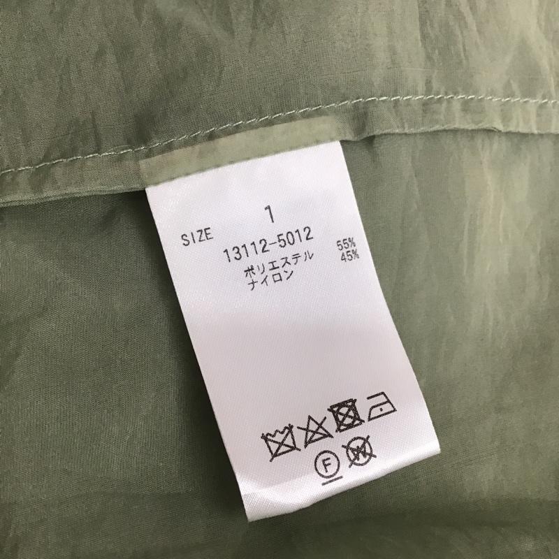 クラネ CLANE カットソー 半袖 13112-5012 半袖カットソー クルーネックカットソー シースルーカットソー 1 無地 緑 / グリーン /  レディース USED 古着 中古 10101450