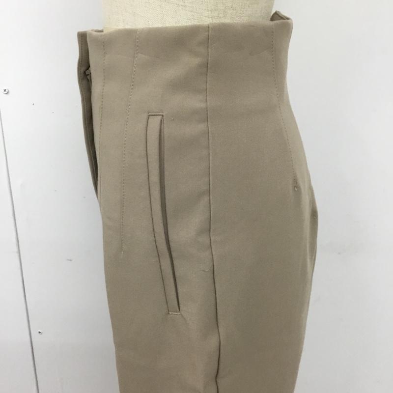 ザラ ZARA パンツ スラックス センタータックパンツ カジュアルパンツ ストレートパンツ ストレッチパンツ XS 無地 ベージュ / ベージュ /  レディース USED 古着 中古 10101455