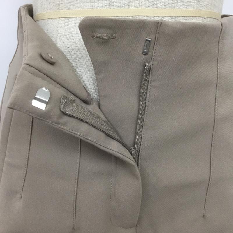ザラ ZARA パンツ スラックス センタータックパンツ カジュアルパンツ ストレートパンツ ストレッチパンツ XS 無地 ベージュ / ベージュ /  レディース USED 古着 中古 10101455