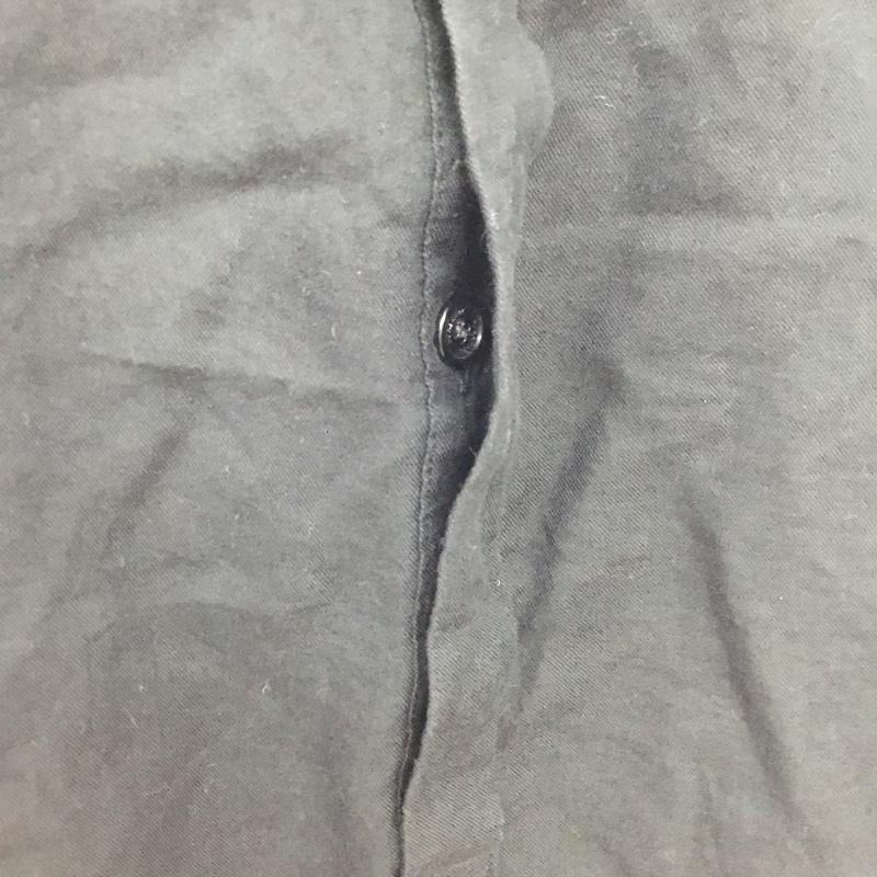 バーバリーロンドン Burberry London カットソー 長袖 長袖カットソー ヘンリーネックカットソー 長袖シャツカットソー 38 無地 黒 / ブラック /  レディース USED 古着 中古 10101457