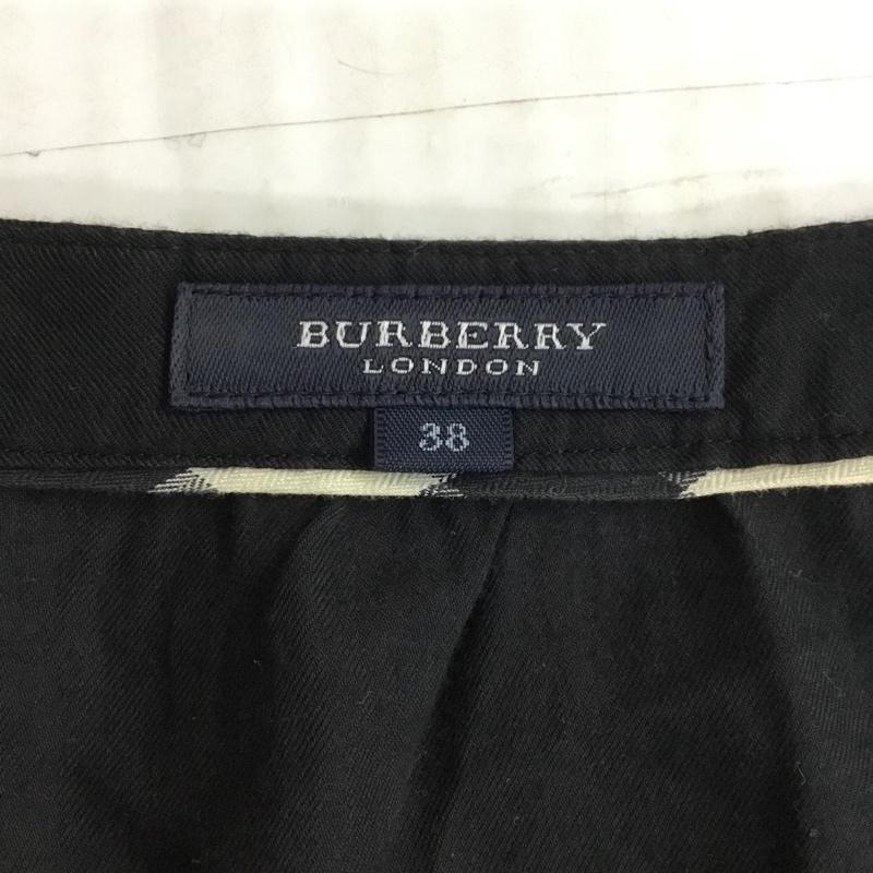 バーバリーロンドン Burberry London カットソー 長袖 長袖カットソー ヘンリーネックカットソー 長袖シャツカットソー 38 無地 黒 / ブラック /  レディース USED 古着 中古 10101457