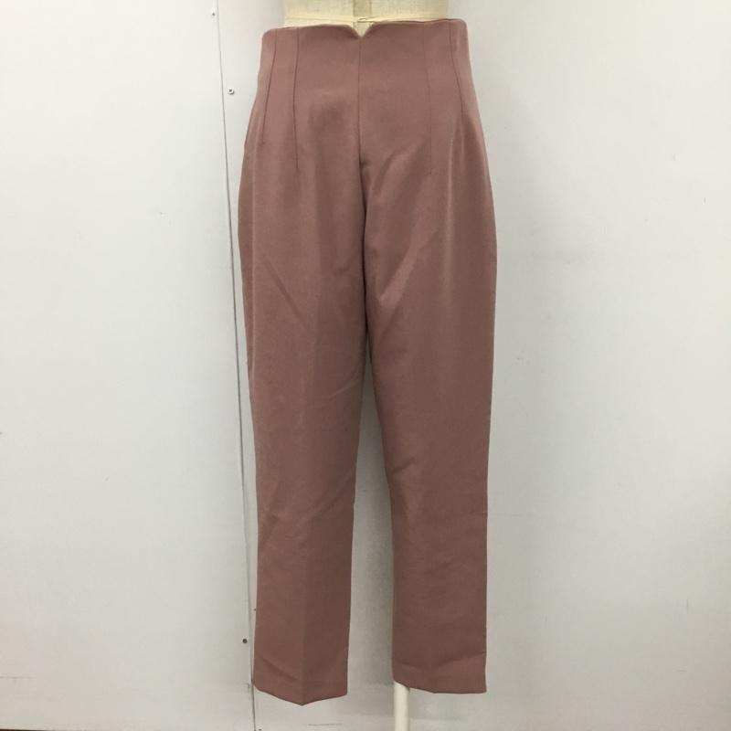 ザラ ZARA パンツ スラックス センタータックパンツ カジュアルパンツ スリムパンツ ストレッチパンツ S 無地 桃 / ピンク /  レディース USED 古着 中古 10101459