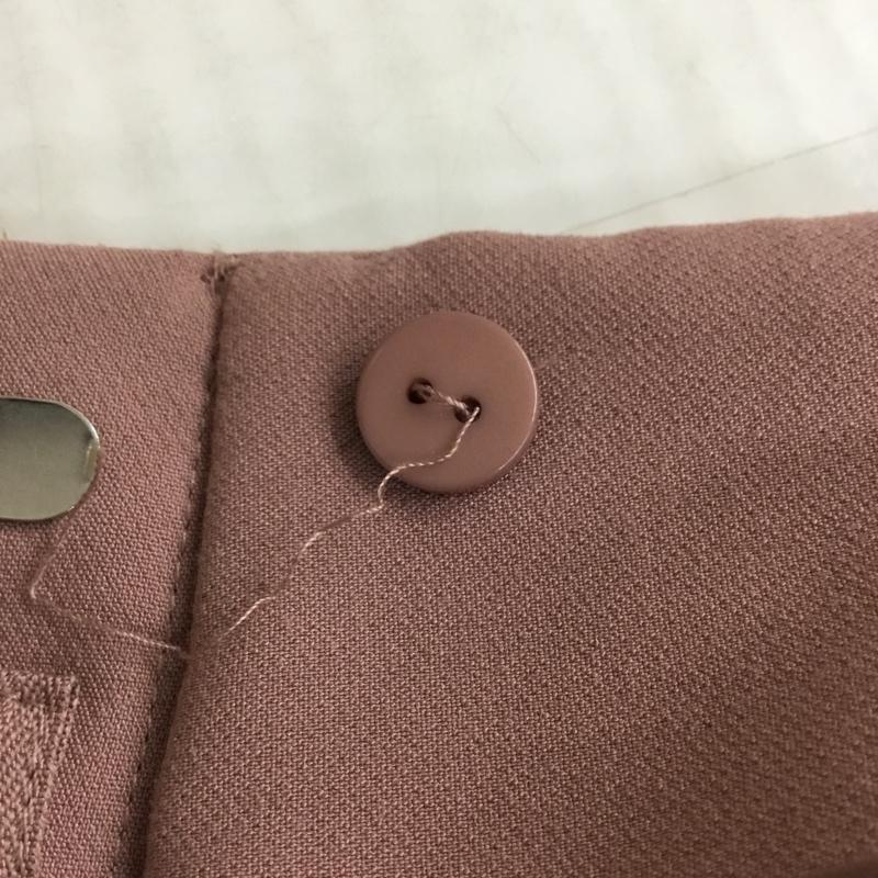 ザラ ZARA パンツ スラックス センタータックパンツ カジュアルパンツ スリムパンツ ストレッチパンツ S 無地 桃 / ピンク /  レディース USED 古着 中古 10101459