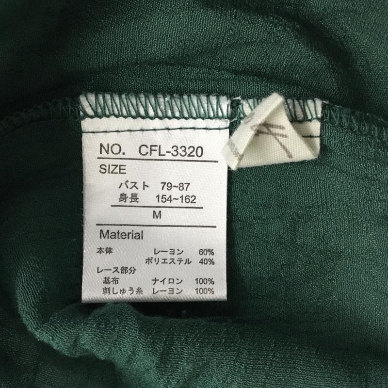 セポ cepo カットソー 半袖 半袖カットソー Vネックカットソー フレアカットソー M 無地 緑 / グリーン /  レディース USED 古着 中古 10101464