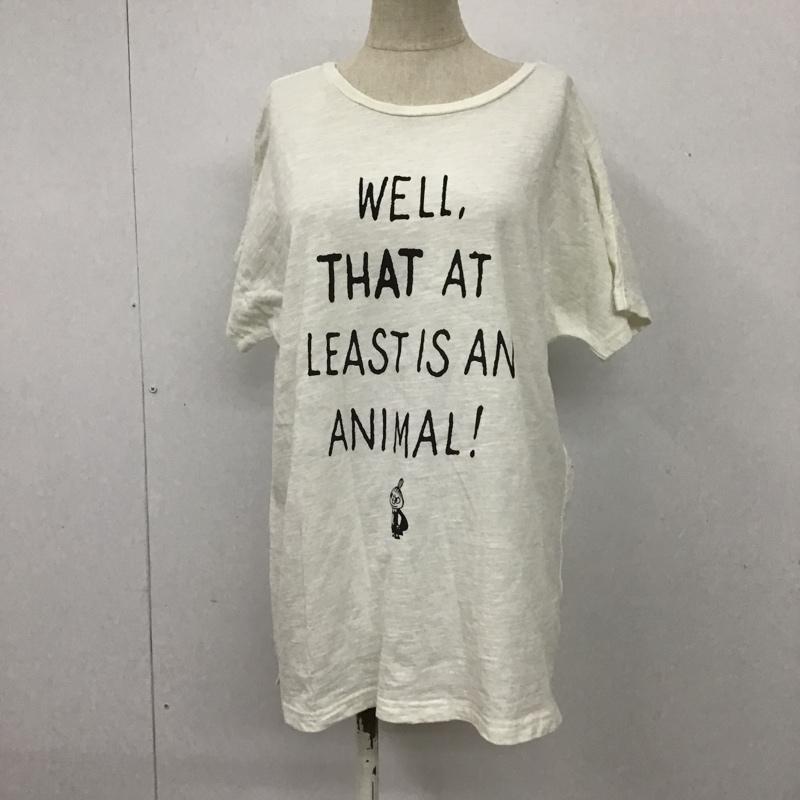 サマンサモスモス Samansa Mos2 Tシャツ 半袖 BIN-1210206 SamansaMos2×MOOMINコラボプリント半袖Tシャツ 半袖カットソー FREE プリント 白 / ホワイト / レディース USED 古着 中古 10101465