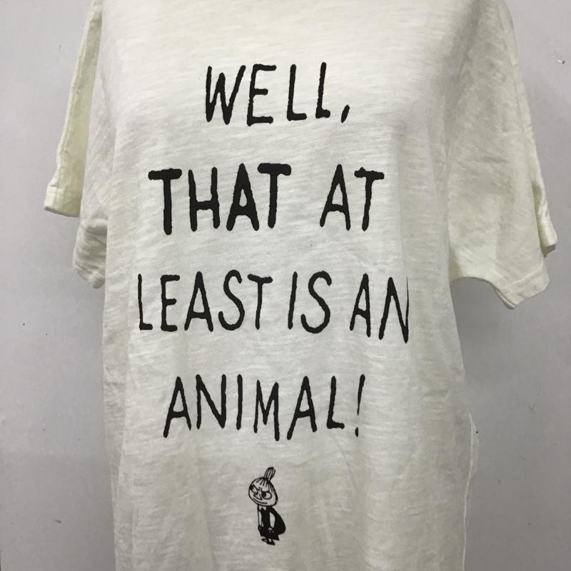 サマンサモスモス Samansa Mos2 Tシャツ 半袖 BIN-1210206 SamansaMos2×MOOMINコラボプリント半袖Tシャツ 半袖カットソー FREE プリント 白 / ホワイト / レディース USED 古着 中古 10101465