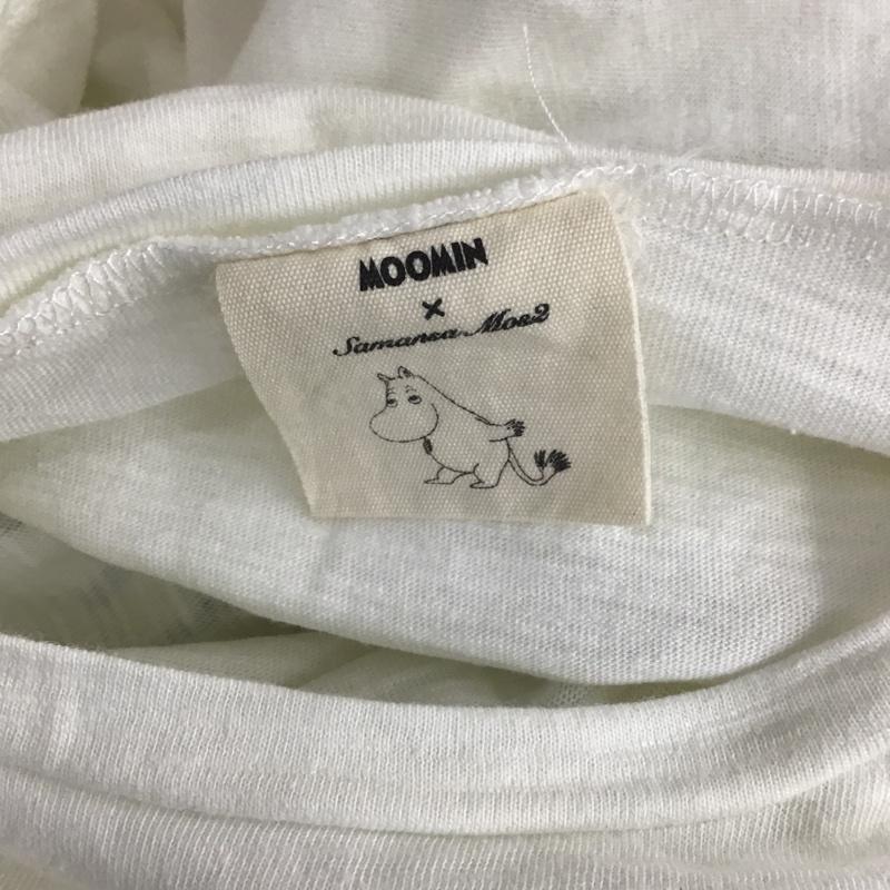 サマンサモスモス Samansa Mos2 Tシャツ 半袖 BIN-1210206 SamansaMos2×MOOMINコラボプリント半袖Tシャツ 半袖カットソー FREE プリント 白 / ホワイト / レディース USED 古着 中古 10101465